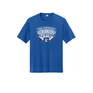 Garner All-Stars Team Fan 8U Blue  Performance T-Shirt