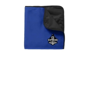 Express Fleece & Poly Travel Blanket