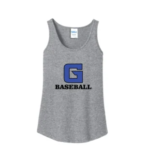Garner Baseball G LOGO Ladies Tank Top