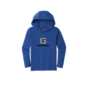 Garner Baseball G LOGO Youth Long Sleeve Hooded Tee