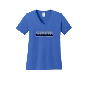 Garner Baseball GBI LOGO Ladies V-Neck