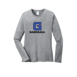 Garner Baseball G LOGO Ladies Long Sleeves