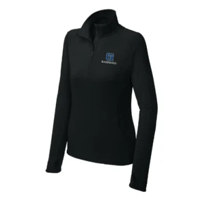 Garner Baseball Left Chest Embroidery Ladies Quarter Zip