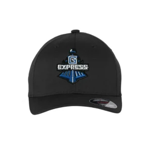 Garner Baseball Express Embroidery Adult Fitted Hat