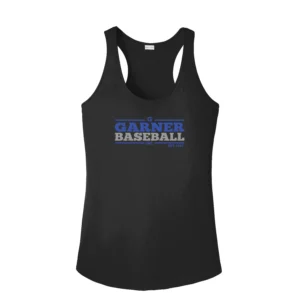 Garner Baseball GBI LOGO Ladies Tank Top