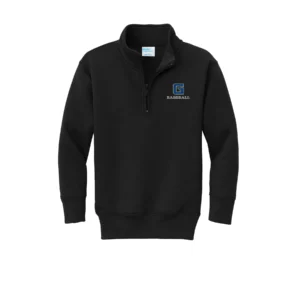 Garner Baseball Left Chest Embroidery Youth Quarter Zip