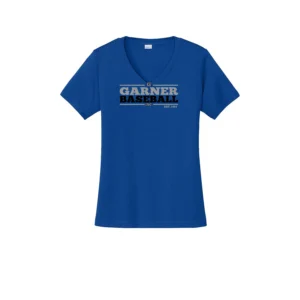 Garner Baseball GBI LOGO Ladies V-Neck