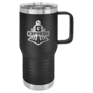 Garner Baseball Express Laser Logo Drinkware