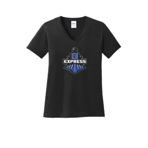Garner Baseball Express Ladies V-Neck