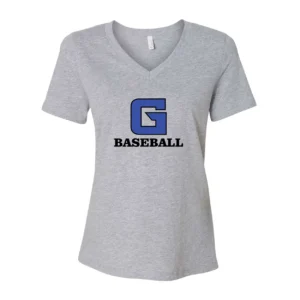 Garner Baseball G LOGO Ladies V-Neck