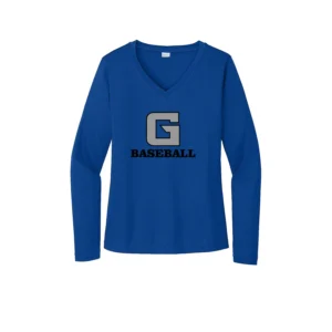 Garner Baseball G LOGO Ladies Long Sleeves