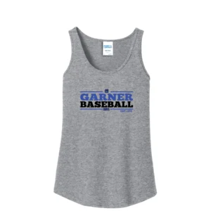 Garner Baseball GBI LOGO Ladies Tank Top